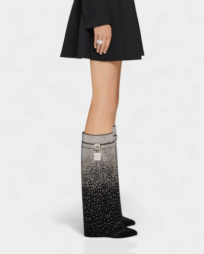 Bottes Lock, Cristal à Strass