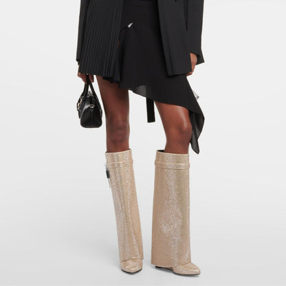 Bottes Lock, Or à Strass